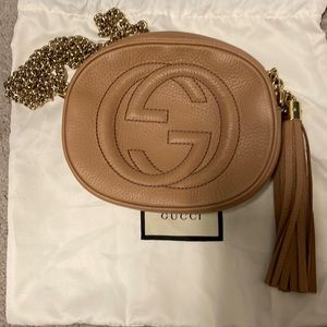 Gucci round crossbody purse
